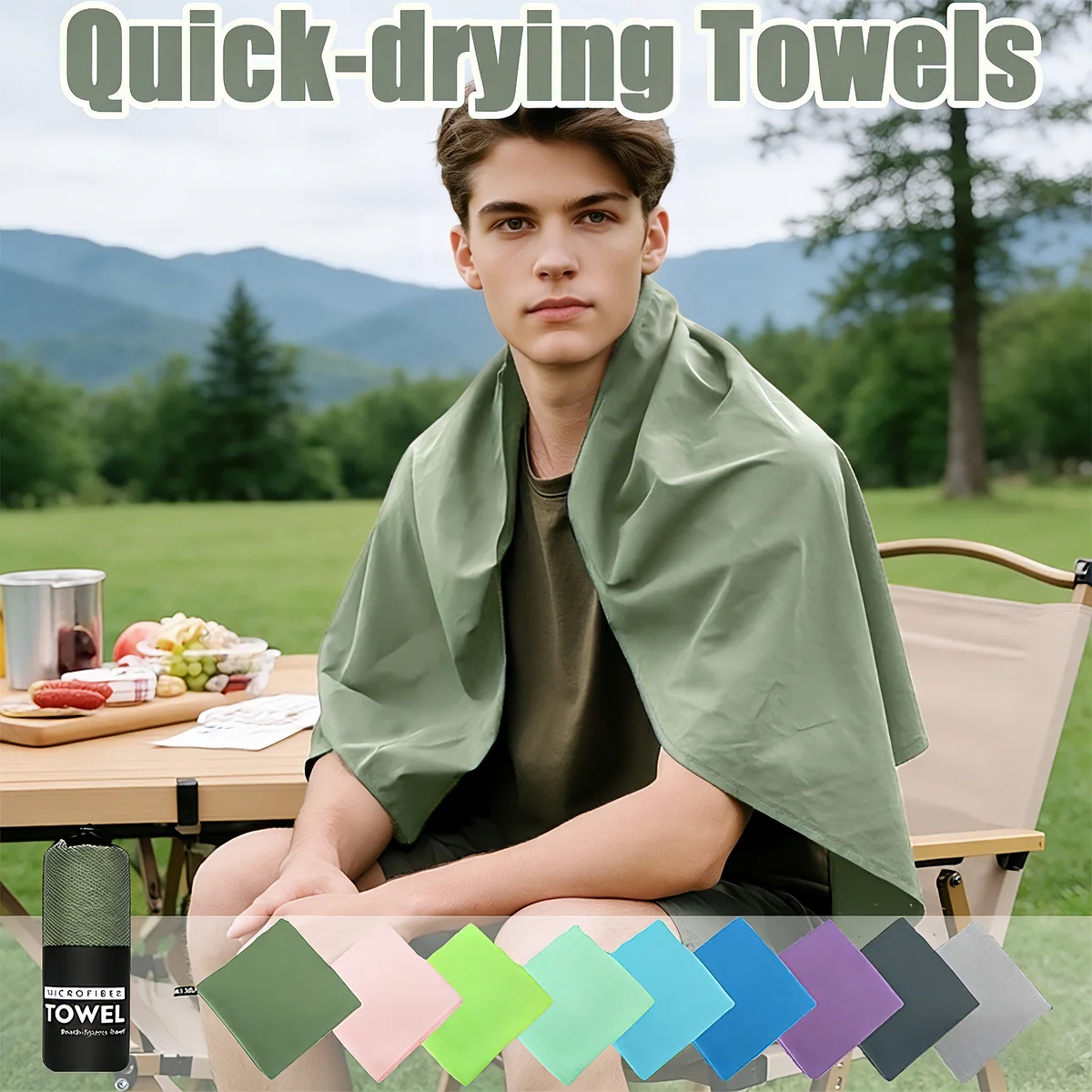 Полотенце из микрофибры премиум-класса, быстросохнущее, ультра впитывающее, 6 размеров, 15 цветов, тренажерный зал, пляж, йога, кемпинг, путешествия, прочный, портативный, мягкий
Полотенце из микрофибры премиум-класса, быстросохнущее, ультра впитывающее, 6 размеров, 15 цветов, тренажерный зал, пляж, йога, кемпинг, путешествия, прочный, портативный, мягкий