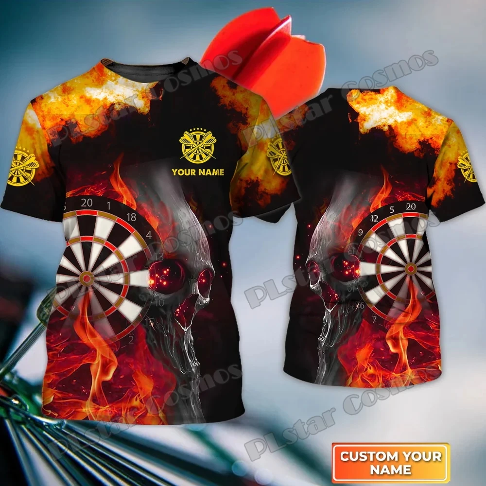 Personalized Name Darts Fire Skull Flame 3D Printed Men's T-shirt Summer Unisex Casual t shirt Gift For Darts Player DW252
Personalized Name Darts Fire Skull Flame 3D Printed Men's T-shirt Summer Unisex Casual t shirt Gift For Darts Player DW252