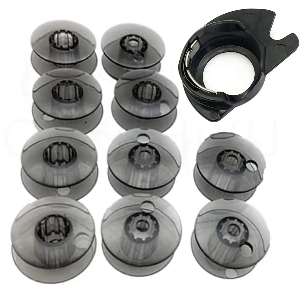 1 PC Bobbin Case 359841-001 and 10PCS Black Plastic Bobbins 359838-900 for Singer 4200 4205 4206 4210 4212 Sewing Machine Parts
1 PC Bobbin Case 359841-001 and 10PCS Black Plastic Bobbins 359838-900 for Singer 4200 4205 4206 4210 4212 Sewing Machine Parts