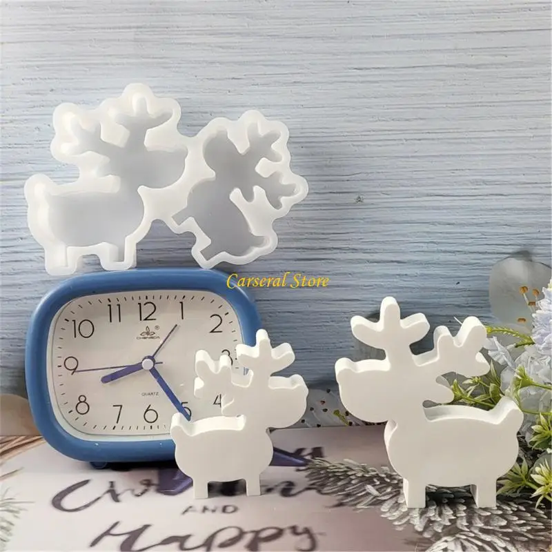 M4YF Christmas Resin Elk Silicone Molds Sophisticated Elk Ornament Silicone Molds for Creative Holiday Decorations
M4YF Christmas Resin Elk Silicone Molds Sophisticated Elk Ornament Silicone Molds for Creative Holiday Decorations