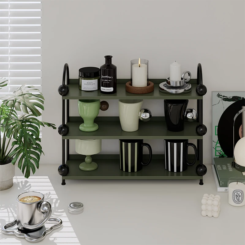 Dopamine wrought iron three-layer desktop kitchen cup snack rack coffee cup suitable for bedrooms and living rooms
Dopamine wrought iron three-layer desktop kitchen cup snack rack coffee cup suitable for bedrooms and living rooms
