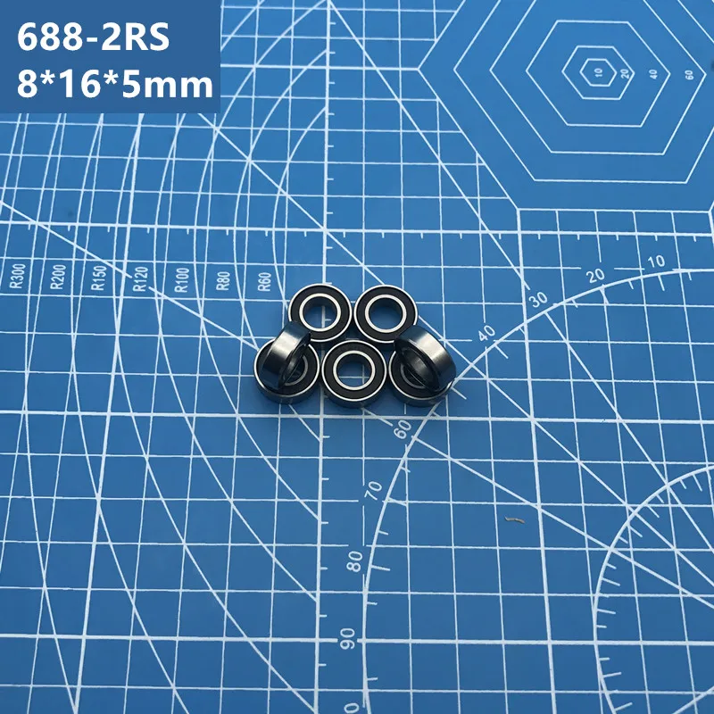 20 шт. 688-2RS миниатюрные радиальные шарикоподшипники 8x16x5 мм 688RS 618/8RS Z3V3 черные герметичные 688 2RS для точной применения
20 шт. 688-2RS миниатюрные радиальные шарикоподшипники 8x16x5 мм 688RS 618/8RS Z3V3 черные герметичные 688 2RS для точной применения