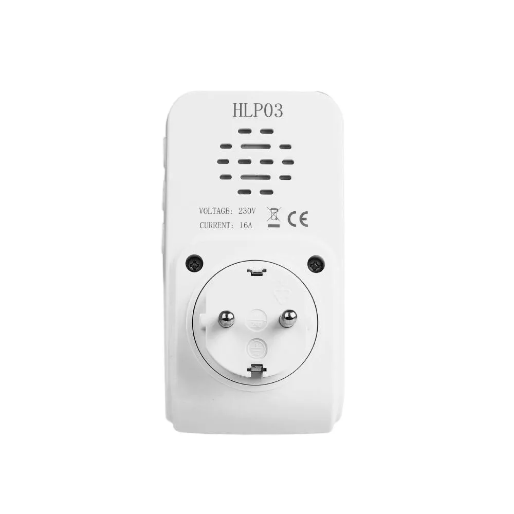 High Low Voltage Power Failure Alarm 230V 16A Adjustable Tone Over Under Voltage Protection Monitor Socket for Refrigerator
High Low Voltage Power Failure Alarm 230V 16A Adjustable Tone Over Under Voltage Protection Monitor Socket for Refrigerator
