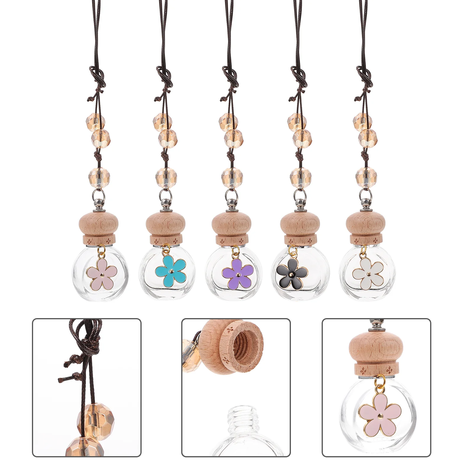 5 Pcs Perfume Pendant Hanging Essential Oil Bottle Diffuser Diffusers for Home Car Household
5 Pcs Perfume Pendant Hanging Essential Oil Bottle Diffuser Diffusers for Home Car Household