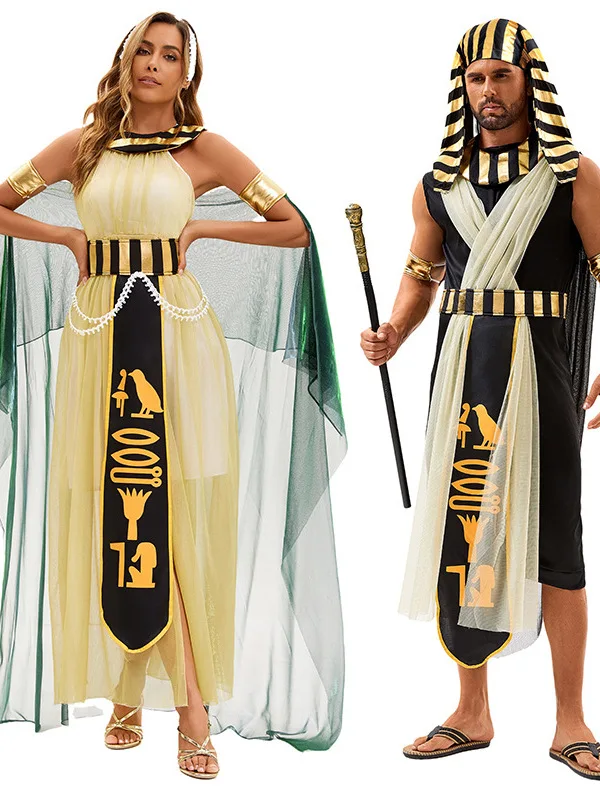 Halloween Cosplay Pharaoh Queen Goddess Costume Party Performance Makeup Dance Ancient Egyptian Women's Traditional Ethnicwear
Halloween Cosplay Pharaoh Queen Goddess Costume Party Performance Makeup Dance Ancient Egyptian Women's Traditional Ethnicwear