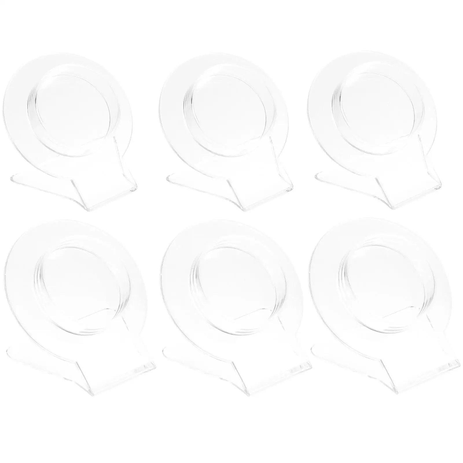 6 Pcs Collar Stand Holder Ring Bracelet Display Shelves Acrylic Jewelry Storage Transparent Case
6 Pcs Collar Stand Holder Ring Bracelet Display Shelves Acrylic Jewelry Storage Transparent Case