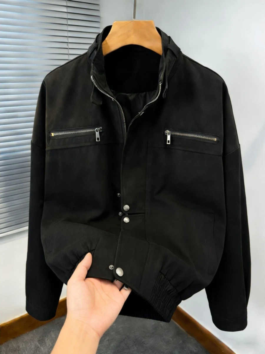 Повседневная американская куртка свободного кроя с воротником-стойкой в стиле рабочей одежды, весенне-осенняя, модная верхняя одежда для подростков
Повседневная американская куртка свободного кроя с воротником-стойкой в стиле рабочей одежды, весенне-осенняя, модная верхняя одежда для подростков