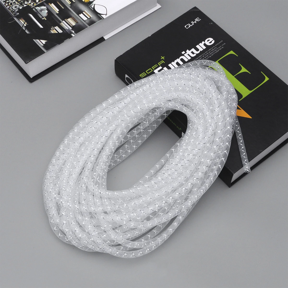 Mesh Tube Cords DIY Crafts Polyester Material Lightweight Yarn Net Cord Necklace Rope Bracelet Braid Christmas Gifts
Mesh Tube Cords DIY Crafts Polyester Material Lightweight Yarn Net Cord Necklace Rope Bracelet Braid Christmas Gifts