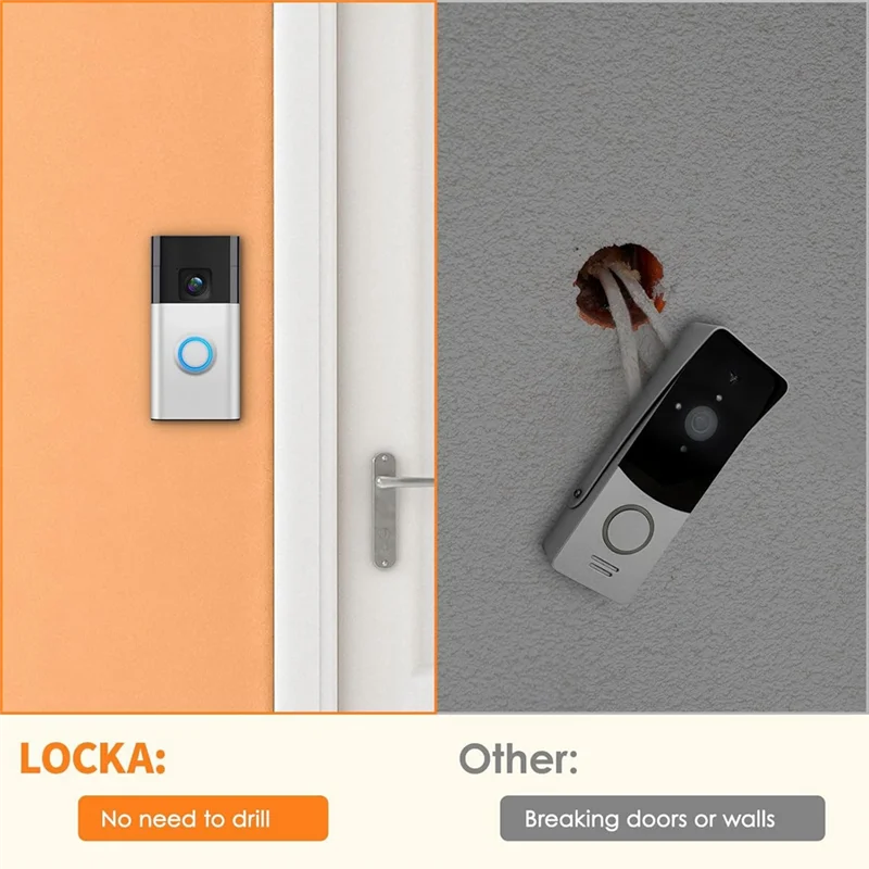 A79Z-No-Drill Ring Doorbell Mount For Ring Battery Doorbell (2024 Release),Adhesive Doorbell Mounting Plate Bracket
A79Z-No-Drill Ring Doorbell Mount For Ring Battery Doorbell (2024 Release),Adhesive Doorbell Mounting Plate Bracket