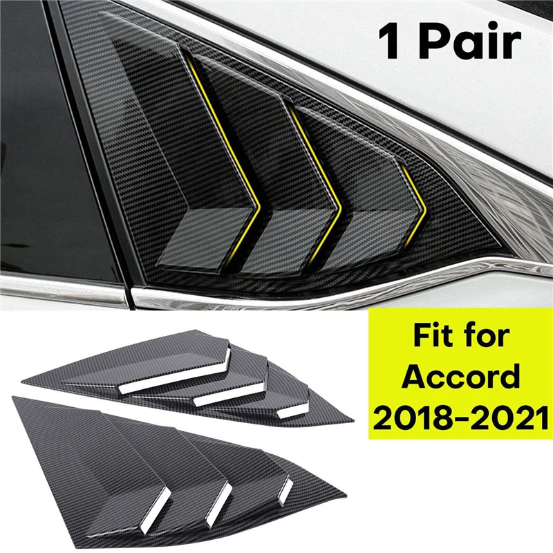 Unique For 2018-2022 Honda Accord JDM Carbon Fiber Color Rear Side Vent Quarter Window Louver Shutter Cover Replacement
Unique For 2018-2022 Honda Accord JDM Carbon Fiber Color Rear Side Vent Quarter Window Louver Shutter Cover Replacement