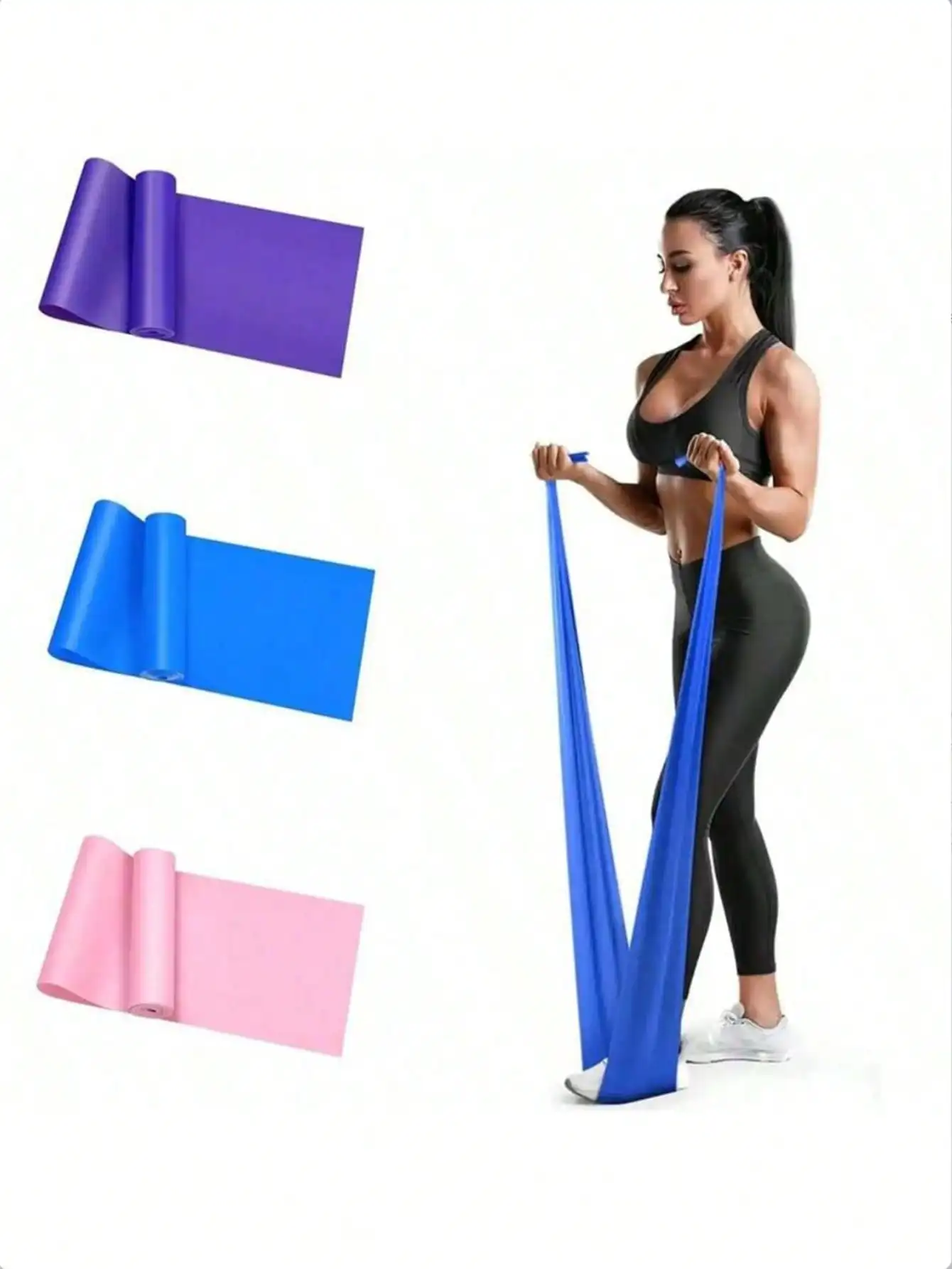 150cm Yoga Pilates Stretch Resistance Bands Sports Fitness Bands Training Elastic Exercise Fitness Rubber Gym Yoga Tension Bands Yoga Elastic Bands Yoga Elastic Bands Portable Pilates Glute Expansion Band Latex Tension Gym Home Strength Training Resistanc
150cm Yoga Pilates Stretch Resistance Bands Sports Fitness Bands Training Elastic Exercise Fitness Rubber Gym Yoga Tension Bands Yoga Elastic Bands Yoga Elastic Bands Portable Pilates Glute Expansion Band Latex Tension Gym Home Strength Training Resistanc