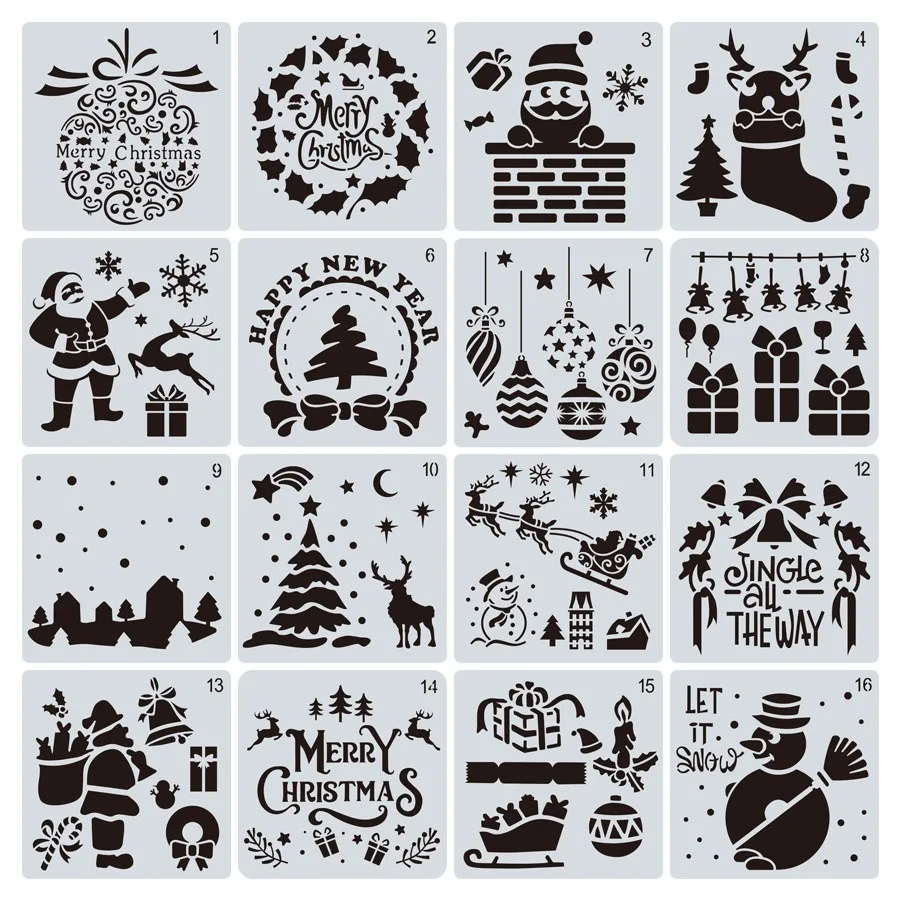 Christmas 2025 Layering Stencils Wall Painting for Scrapbooking Coloring Embossing Crafts Decor Paper Card Template
Christmas 2025 Layering Stencils Wall Painting for Scrapbooking Coloring Embossing Crafts Decor Paper Card Template