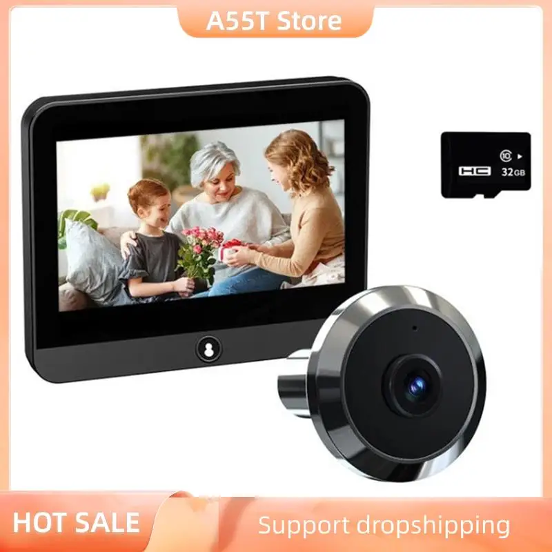 A55T Tuya 4,3 "Wi-Fi 2MP цифровой дверной звонок глазок электронный глазок PIR дверная камера с обнаружением движения с картой памяти 32G
A55T Tuya 4,3 "Wi-Fi 2MP цифровой дверной звонок глазок электронный глазок PIR дверная камера с обнаружением движения с картой памяти 32G