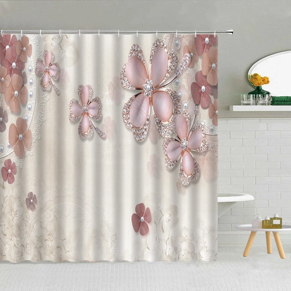 Beautiful and elegant floral shower curtains Modern Home bathroom Curtains Waterproof Polyester Shower Curtains Home decor Curta
Beautiful and elegant floral shower curtains Modern Home bathroom Curtains Waterproof Polyester Shower Curtains Home decor Curta