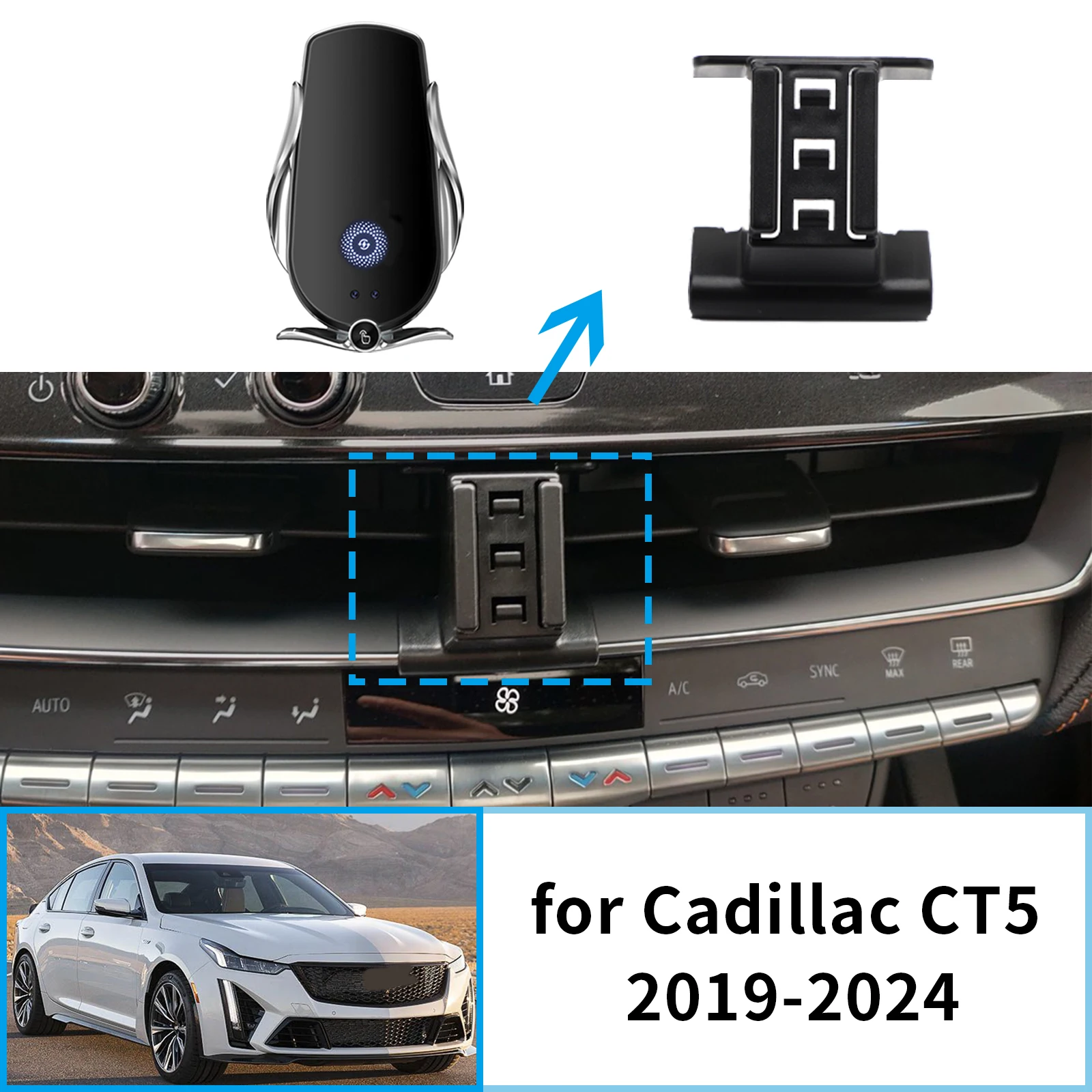 Car Mobile Phone Holder for Cadillac CT5 2019 2020 2021 2022 2023 2024 GPS Bracket Navigation Stand Auto Accessories
Car Mobile Phone Holder for Cadillac CT5 2019 2020 2021 2022 2023 2024 GPS Bracket Navigation Stand Auto Accessories