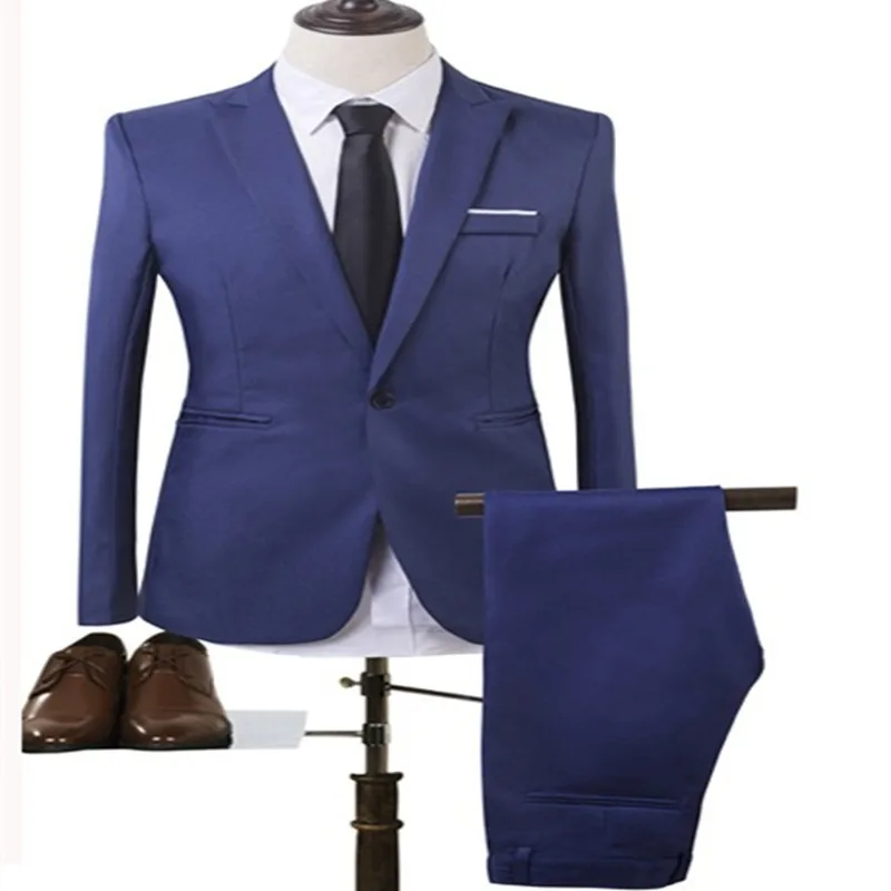B419-Autumn groomsmen suits two-piece suits men's suits Korean style fashion slim suits men
B419-Autumn groomsmen suits two-piece suits men's suits Korean style fashion slim suits men