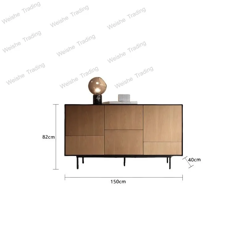 Italian light luxury solid wood dining side cabinet, living room against the wall for storage, modern simple entrance cabinet
Italian light luxury solid wood dining side cabinet, living room against the wall for storage, modern simple entrance cabinet