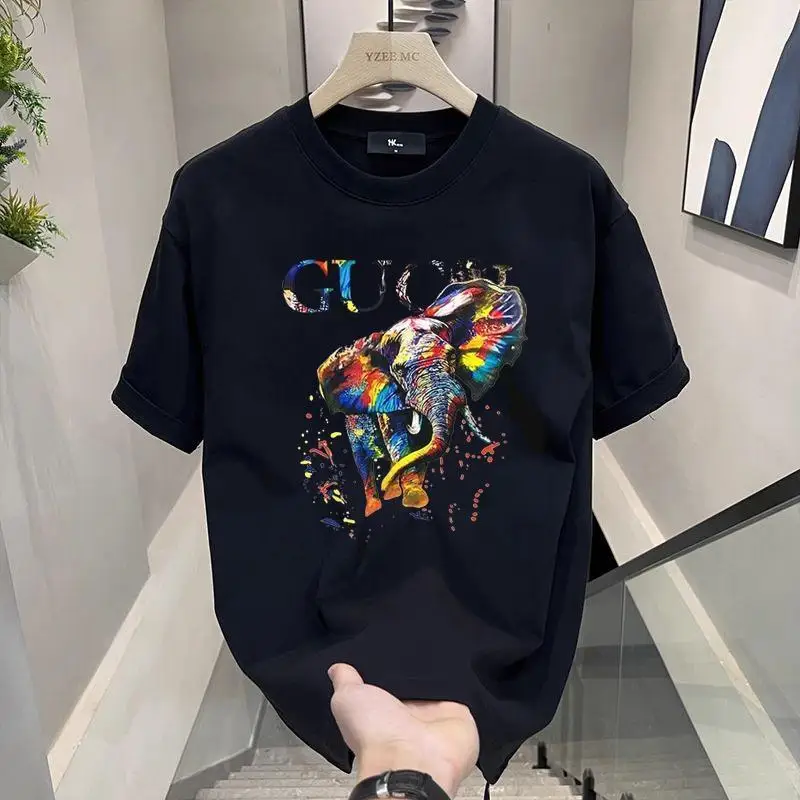 Cotton Spring andAutumn High QualityLight Luxury Tide Brand Heavy Short Sleeve T-shirt Summer Men and Women Relaxed Senior Sense
Cotton Spring andAutumn High QualityLight Luxury Tide Brand Heavy Short Sleeve T-shirt Summer Men and Women Relaxed Senior Sense