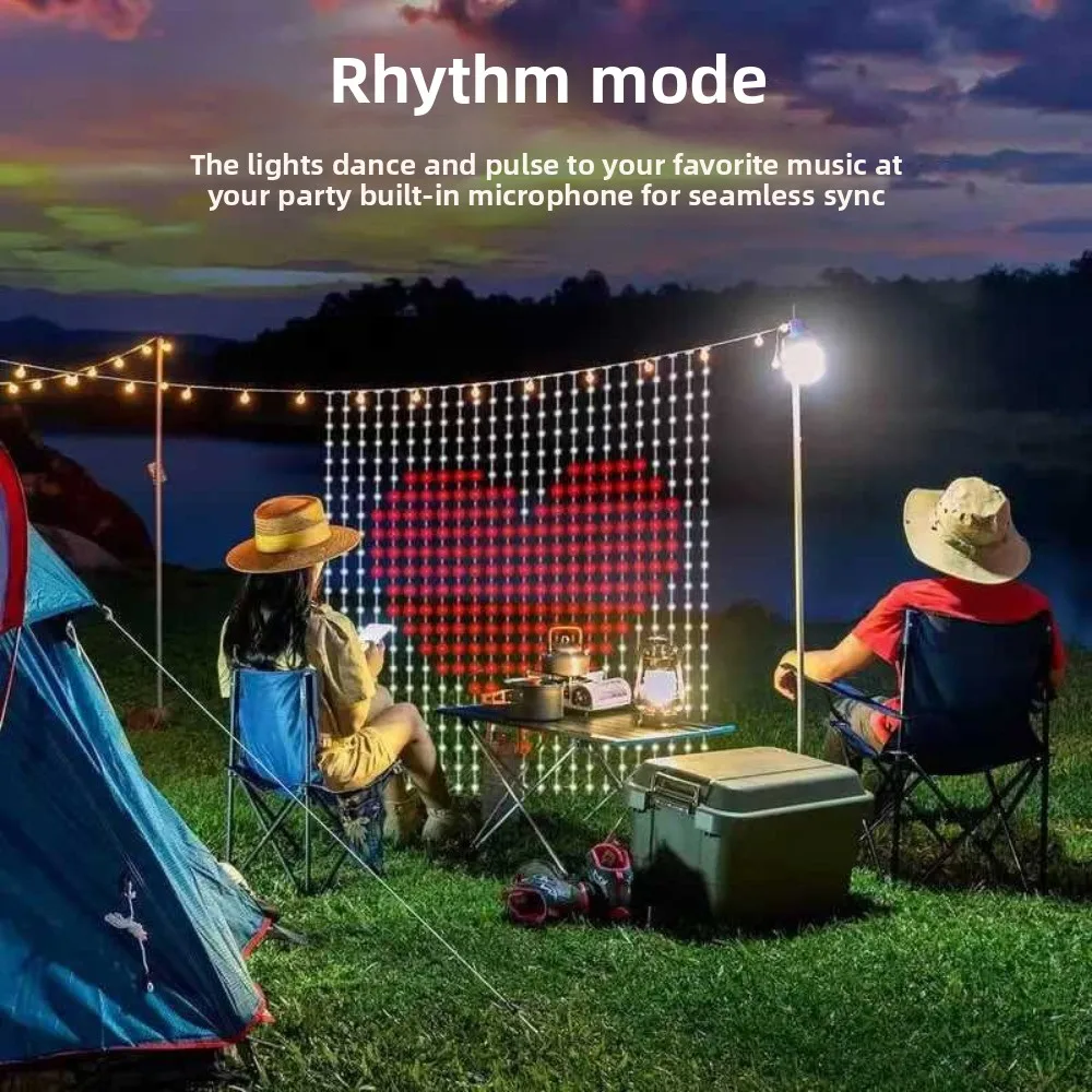 Новые умные занавески RGB, управление приложением для синхронизации музыки и дистанционные гирлянды для окон, светодиодные светильники для вечеринок на свадьбу/дня рождения
Новые умные занавески RGB, управление приложением для синхронизации музыки и дистанционные гирлянды для окон, светодиодные светильники для вечеринок на свадьбу/дня рождения