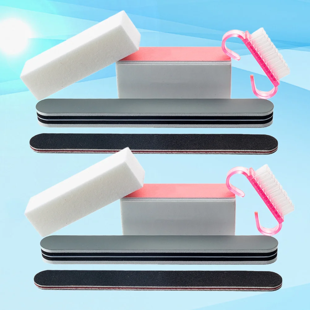 1 Set of Nail Files Cleat Shaped Nail Dust Round Sanding Bar Polishing Buffer (5 Styles for Each 2Pcs)
1 Set of Nail Files Cleat Shaped Nail Dust Round Sanding Bar Polishing Buffer (5 Styles for Each 2Pcs)