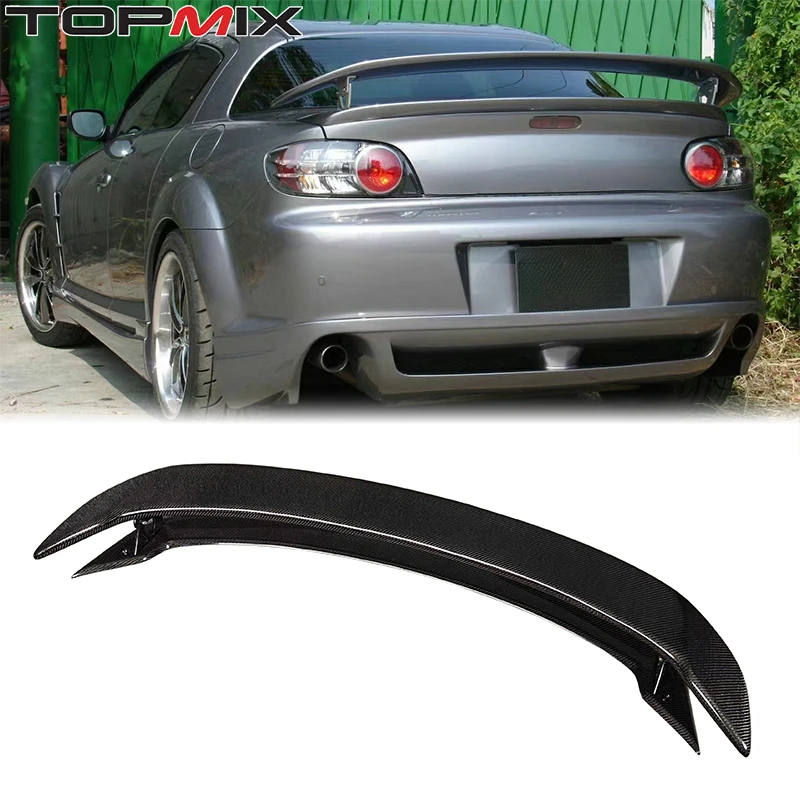 For Mazda RX-8 Real Carbon Fiber Rear Spoiler Wing (Custom Fit Body Part)
For Mazda RX-8 Real Carbon Fiber Rear Spoiler Wing (Custom Fit Body Part)