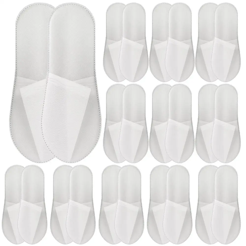 20 Pcs Disposable Slippers Hotel Spa Bridal Guest House Foldable Lightweight Non Slip Bath Home Comfortable Pedicure Massage
20 Pcs Disposable Slippers Hotel Spa Bridal Guest House Foldable Lightweight Non Slip Bath Home Comfortable Pedicure Massage