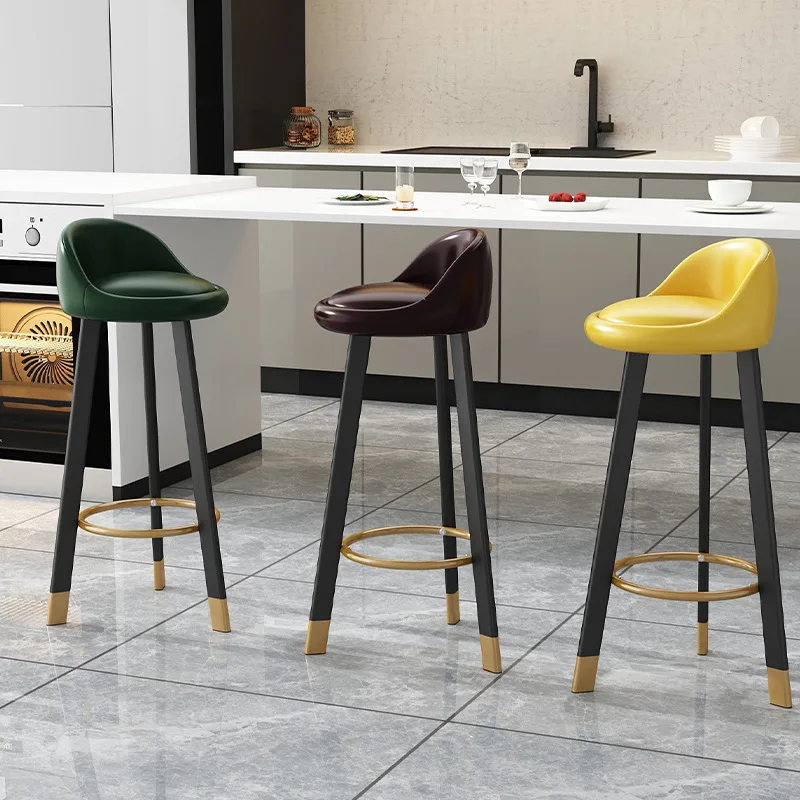 Modern simple bar chair home backrest bar stool soft seat high stool chair modern high stool European bar chair
Modern simple bar chair home backrest bar stool soft seat high stool chair modern high stool European bar chair