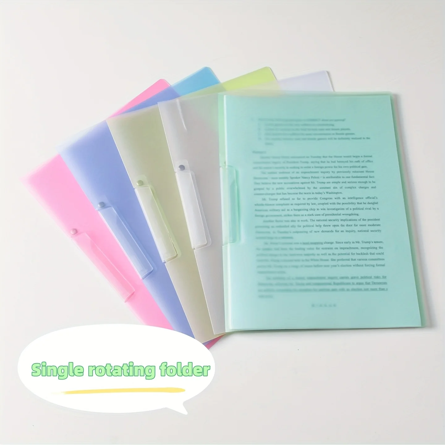 10pcs A4 Test Paper Rotating File Folder with Pull-Tab Side Release, PP Transparent Document Folder for Reports, Retractable
10pcs A4 Test Paper Rotating File Folder with Pull-Tab Side Release, PP Transparent Document Folder for Reports, Retractable