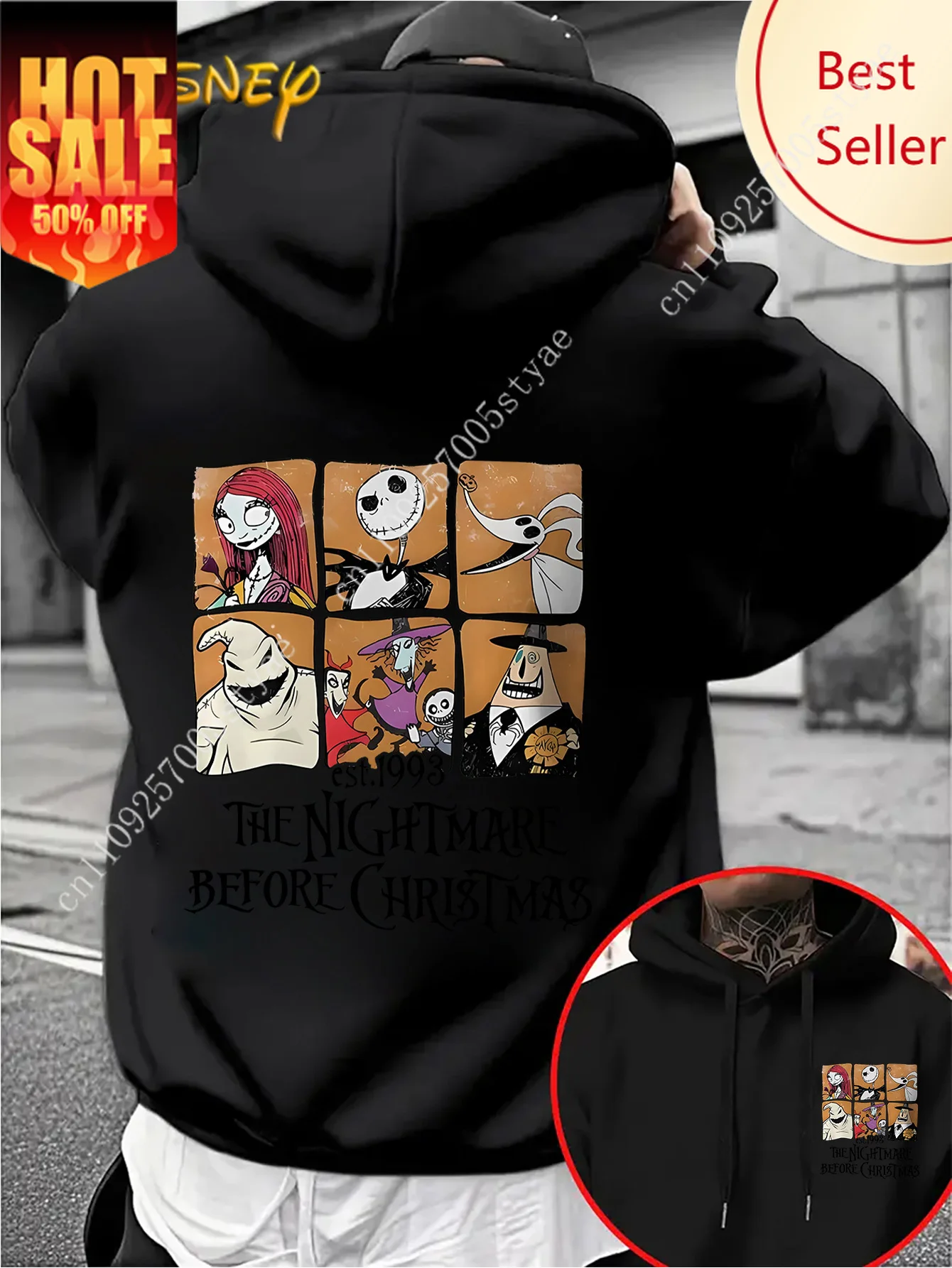 Disney Christmas Eve Horror Men's Hoodie Autumn Winter Casual Unisex Pullover Sweatshirt Tracksuit Clothing Hoody Oversized
Disney Christmas Eve Horror Men's Hoodie Autumn Winter Casual Unisex Pullover Sweatshirt Tracksuit Clothing Hoody Oversized