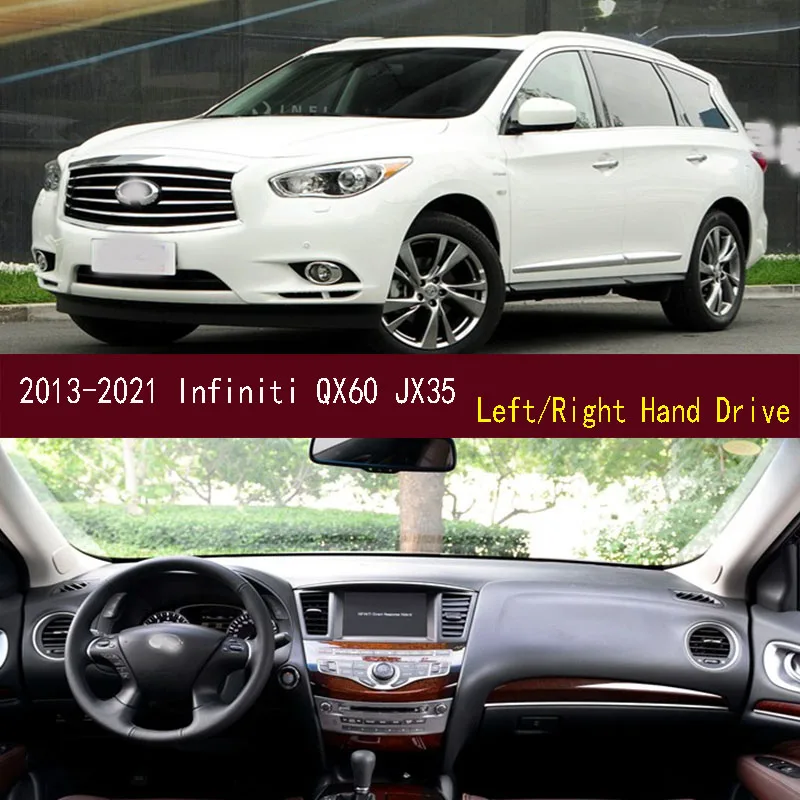 Для 2013-2021 Infiniti QX60 L50 JX35 3,5 Dashmat, коврик для приборной панели, крышка приборной панели, солнцезащитный коврик, украшения
Для 2013-2021 Infiniti QX60 L50 JX35 3,5 Dashmat, коврик для приборной панели, крышка приборной панели, солнцезащитный коврик, украшения