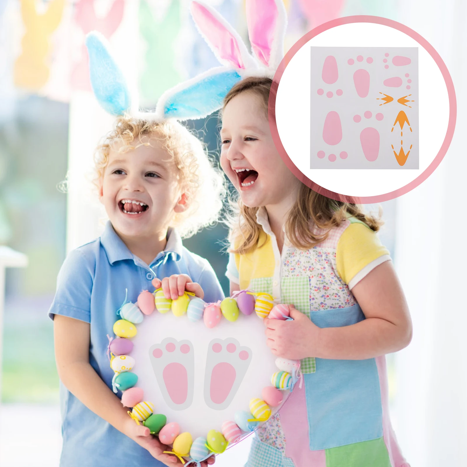 Decor Sticker Rabbit Footprints Decals 3 Sets Kid Easter Stickers Waterproof PVC Material Easy Apply Remove Party Bunny
Decor Sticker Rabbit Footprints Decals 3 Sets Kid Easter Stickers Waterproof PVC Material Easy Apply Remove Party Bunny