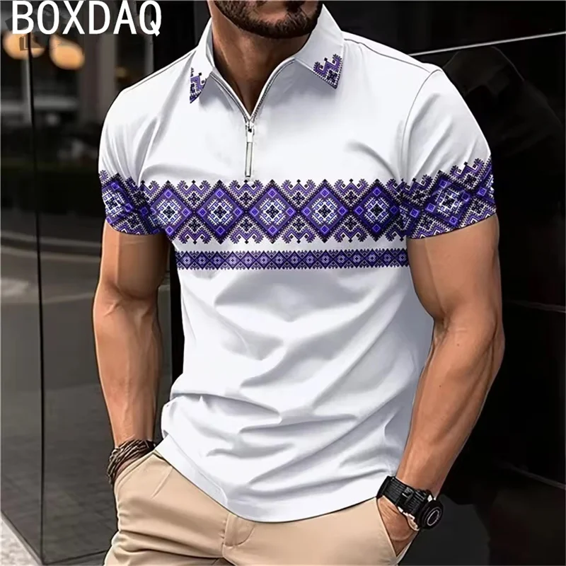 Summer Oversized Men's Short Sleeve Lapel Sport Golf Jersey Fashion Gradient Print Casual Breathable Men's Polo Shirt
Summer Oversized Men's Short Sleeve Lapel Sport Golf Jersey Fashion Gradient Print Casual Breathable Men's Polo Shirt