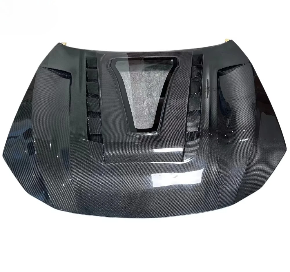 New BFA Designed Multi-Port Vent Style Carbon Fiber Engine Hood for LC Ventilation Cooling Lightweight Body Kit Screws
New BFA Designed Multi-Port Vent Style Carbon Fiber Engine Hood for LC Ventilation Cooling Lightweight Body Kit Screws