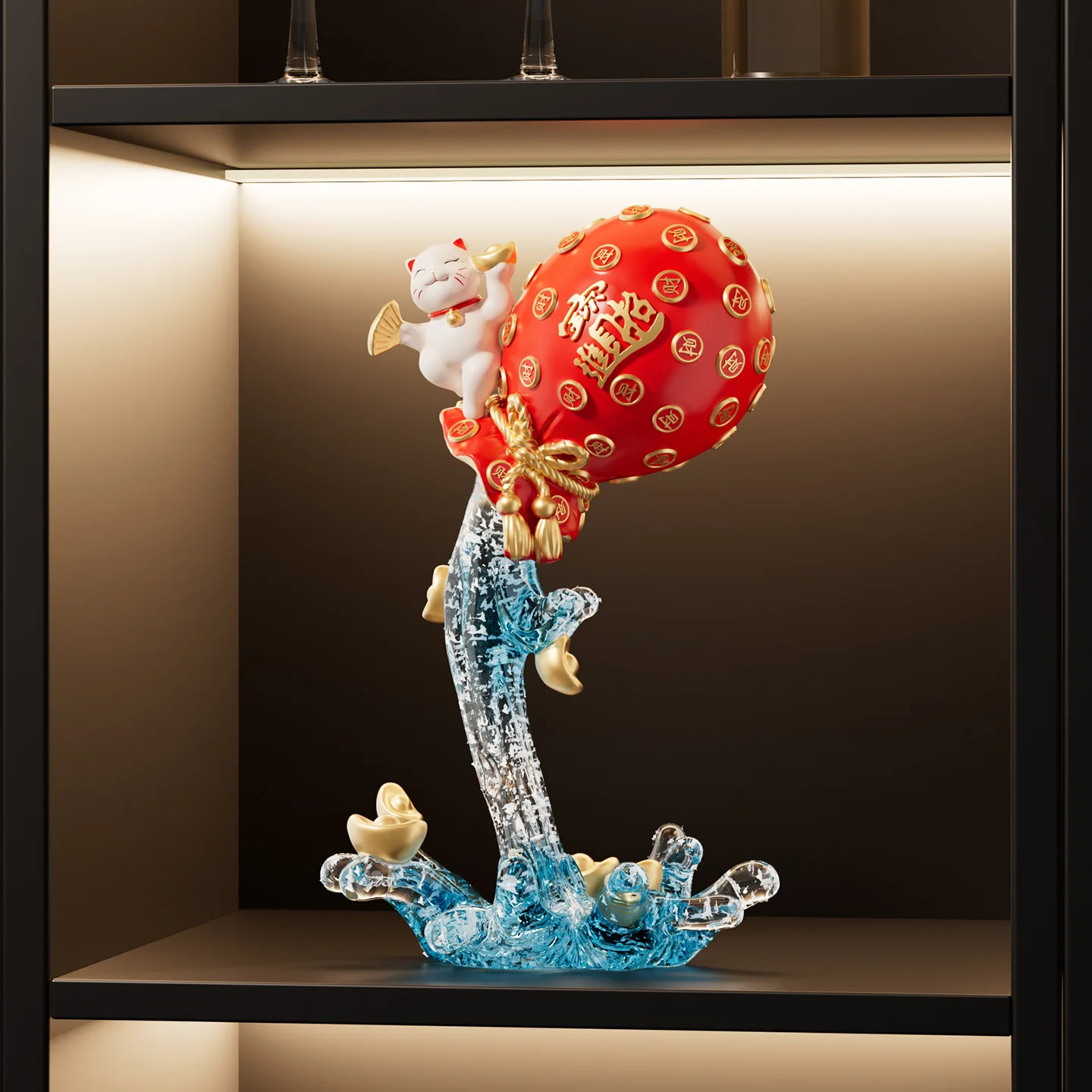DSA Wealth Brings Abundant Fortune Cat Gourd Ornament, Living Room Office Wealth-Attracting TV Cabinet Wine Cabinet Decoration,
DSA Wealth Brings Abundant Fortune Cat Gourd Ornament, Living Room Office Wealth-Attracting TV Cabinet Wine Cabinet Decoration,