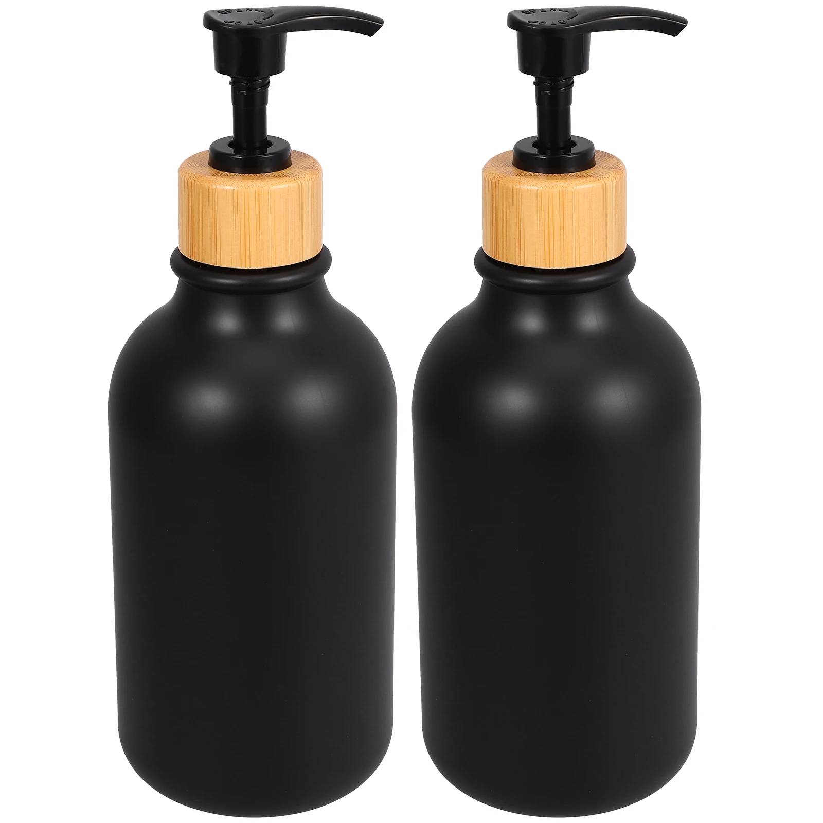 2pcs PET Lotion Soap Dispenser Set 500ml Black Bamboo Pump Bathroom Kitchen Shampoo Bottle Refillable Portable Gift
2pcs PET Lotion Soap Dispenser Set 500ml Black Bamboo Pump Bathroom Kitchen Shampoo Bottle Refillable Portable Gift