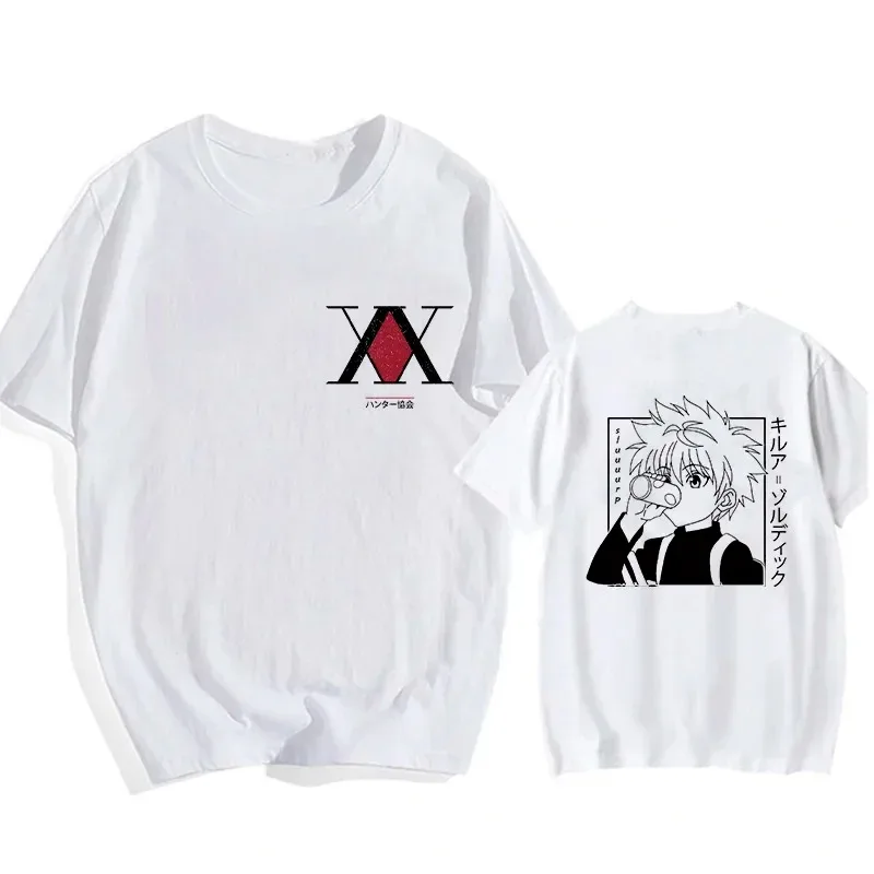 Manga Hisoka Kawaii Hunter X Hunter T Shirt Killua Zoldyck Funny Cartoon Cute Anime Cotton Best Selling Round Neck Comfortable
Manga Hisoka Kawaii Hunter X Hunter T Shirt Killua Zoldyck Funny Cartoon Cute Anime Cotton Best Selling Round Neck Comfortable