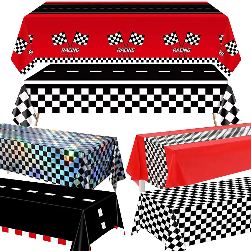 Racing Car Tablecloth Race Birthday Party Decorations 54'' x 108'' Checkered Racetrack Table Cloth for Kids Boy Birthday
Racing Car Tablecloth Race Birthday Party Decorations 54'' x 108'' Checkered Racetrack Table Cloth for Kids Boy Birthday