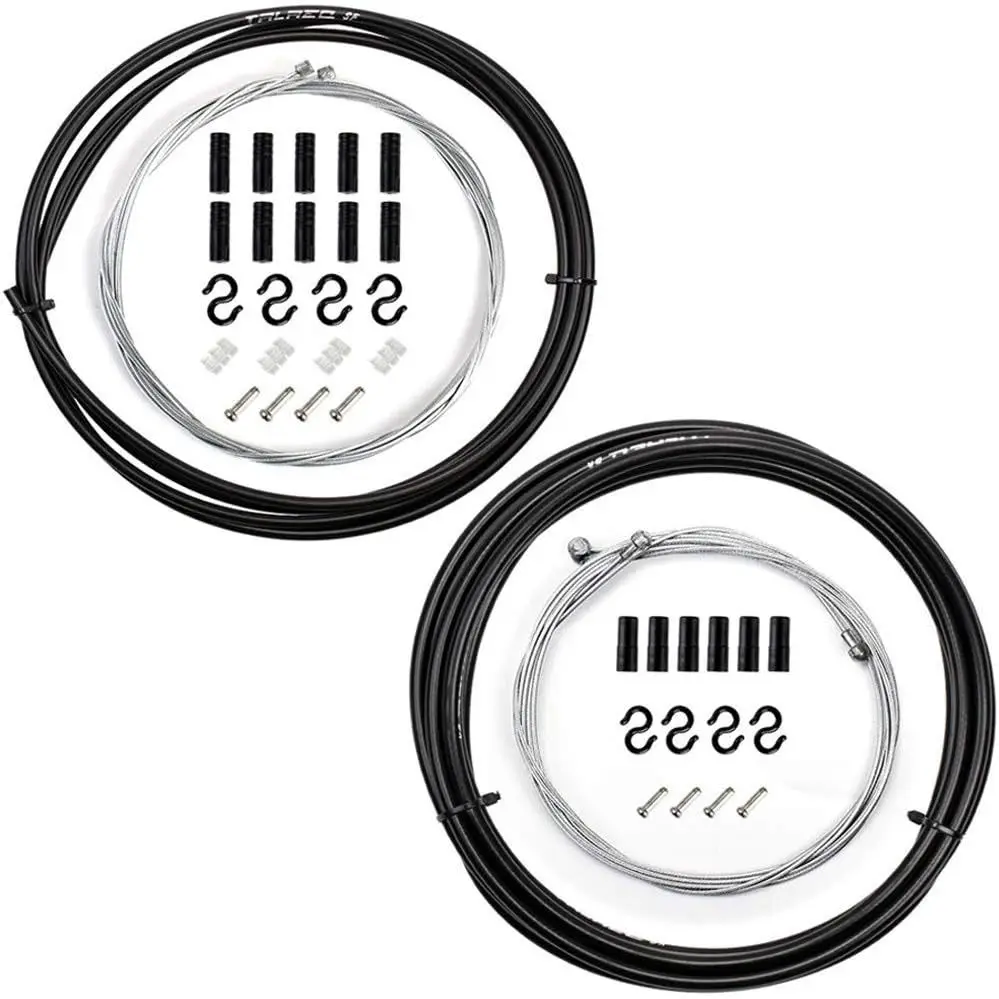 Универсальный комплект тросов и рубашек для велосипедных тормозов и переключателей скоростей (MTB, горный велосипед) с заглушками для тросов
Универсальный комплект тросов и рубашек для велосипедных тормозов и переключателей скоростей (MTB, горный велосипед) с заглушками для тросов