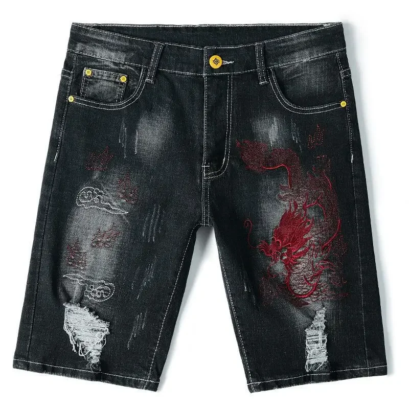 Man Denim Shorts Bermuda Slim Skinny Long Half with Pockets Short Jeans Pants for Men Stretchable Wih Zipper Stretch Rude Retro
Man Denim Shorts Bermuda Slim Skinny Long Half with Pockets Short Jeans Pants for Men Stretchable Wih Zipper Stretch Rude Retro