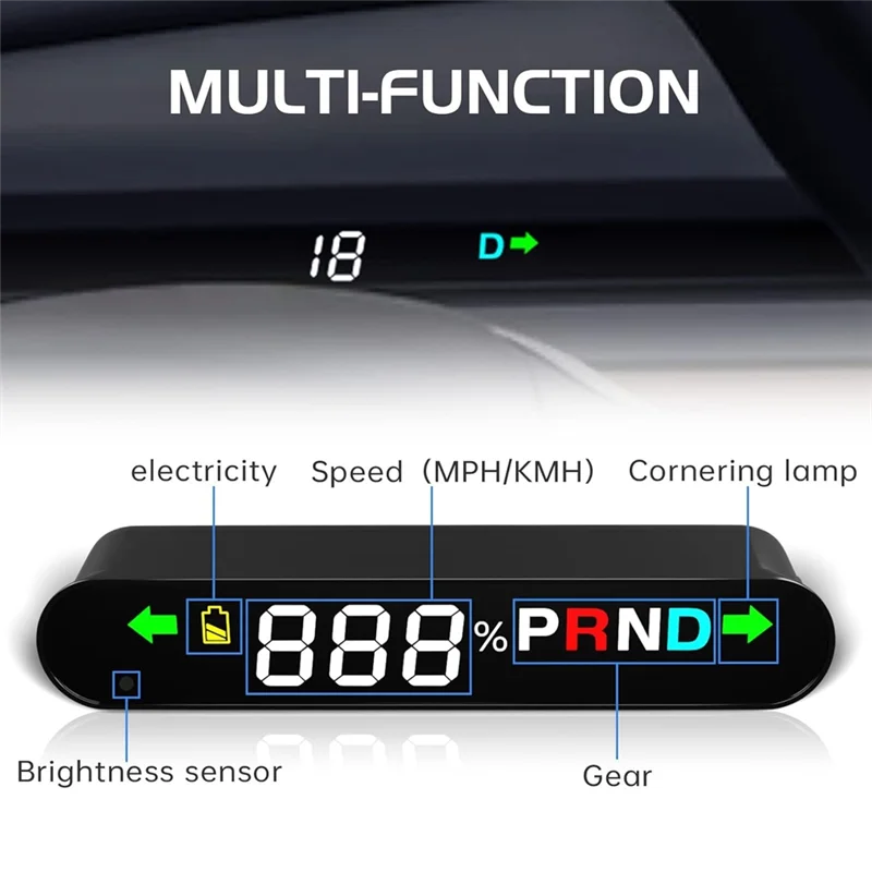 Dashboard HUD ABS For Tesla Model 3 Model Y 2019-2022 RHD With Display Speed, Gear, Turn Signals
Dashboard HUD ABS For Tesla Model 3 Model Y 2019-2022 RHD With Display Speed, Gear, Turn Signals
