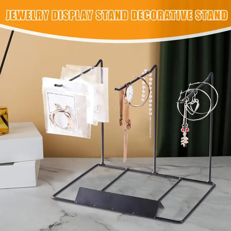 Jewelry Stand Earring Hanger Aesthetic Black Jewelry Organizer Decorative Earrings Necklaces Bracelets Storage Rack For Vanity
Jewelry Stand Earring Hanger Aesthetic Black Jewelry Organizer Decorative Earrings Necklaces Bracelets Storage Rack For Vanity