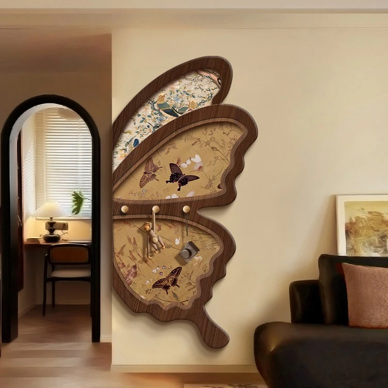 French vintage Coat rack butterfly hanging painting Medieval style storage shelves decoration painting perchero furniture home
French vintage Coat rack butterfly hanging painting Medieval style storage shelves decoration painting perchero furniture home