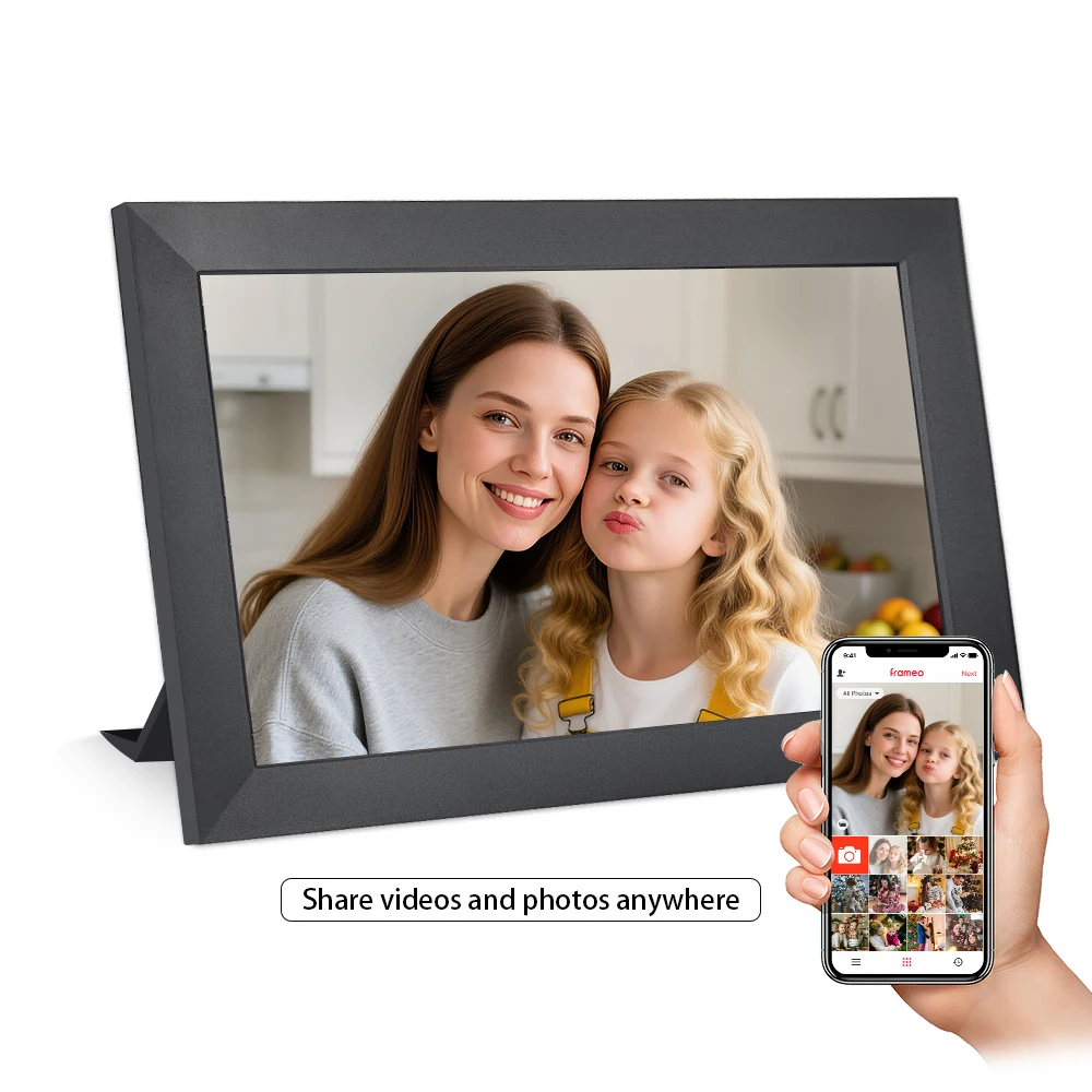 10.1" Touch Screen Digital Picture Frame 32GB Share Photo Video and Best Wishes Via Frameo App Smart WIFI Digital Photo Frame
10.1" Touch Screen Digital Picture Frame 32GB Share Photo Video and Best Wishes Via Frameo App Smart WIFI Digital Photo Frame