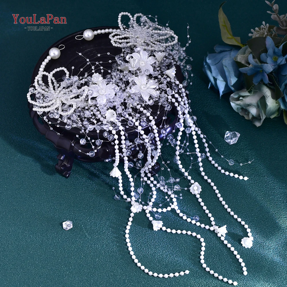YouLaPan Bride Flower Luxury Headband Pearl Tassel Tiaras Accessories Handmade Wedding Clear Crystal Butterfly Hair Crown HP741
YouLaPan Bride Flower Luxury Headband Pearl Tassel Tiaras Accessories Handmade Wedding Clear Crystal Butterfly Hair Crown HP741