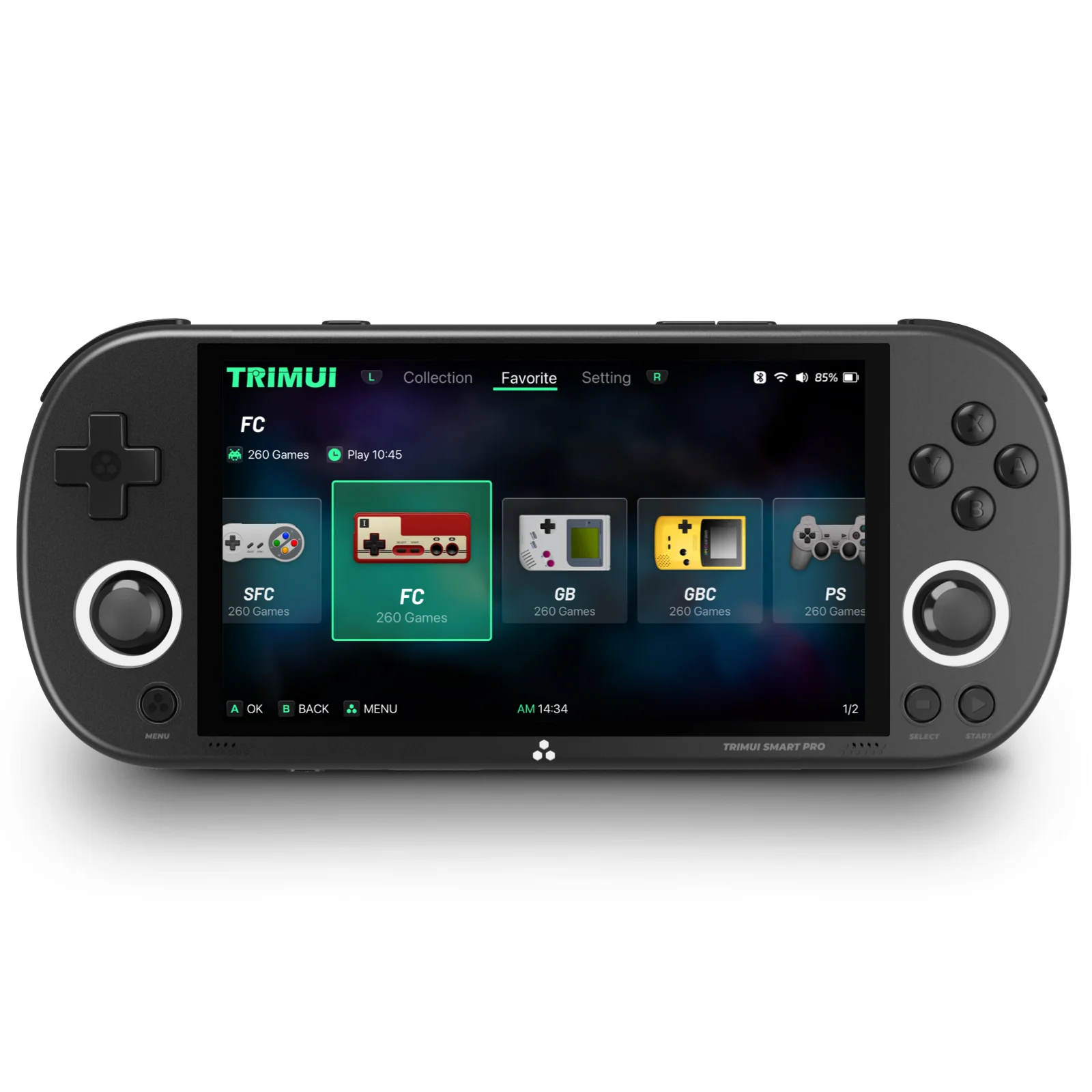 Professional Retro Handheld Game Console 4.96 IPS Screen Linux Open Source WiFi Simulator Bluetooth Player
Professional Retro Handheld Game Console 4.96 IPS Screen Linux Open Source WiFi Simulator Bluetooth Player