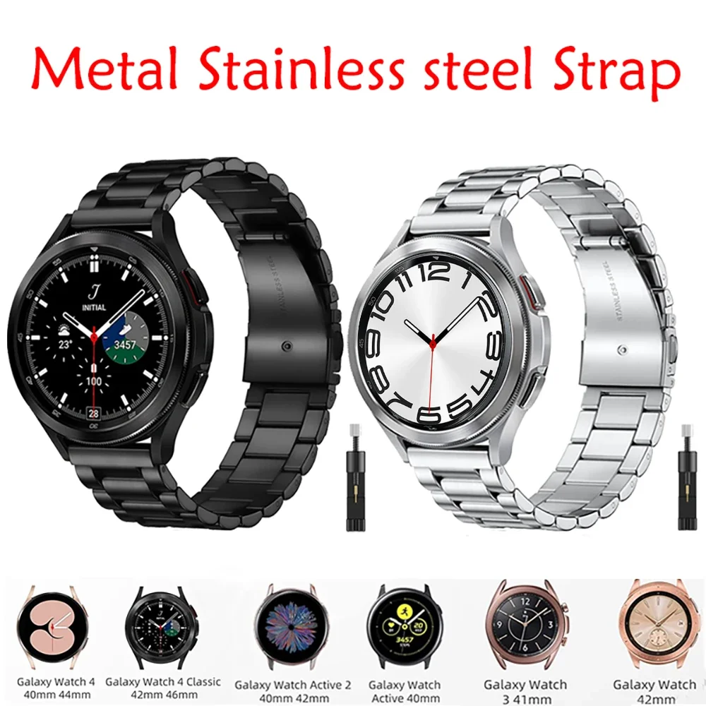 Metal Strap for Samsung Galaxy Watch 7/6/5/4 40mm 44mm Stainless Steel Band Galaxy Watch 6/4 Classic 47mm 43mm 46 42mm/5pro 45mm
Metal Strap for Samsung Galaxy Watch 7/6/5/4 40mm 44mm Stainless Steel Band Galaxy Watch 6/4 Classic 47mm 43mm 46 42mm/5pro 45mm