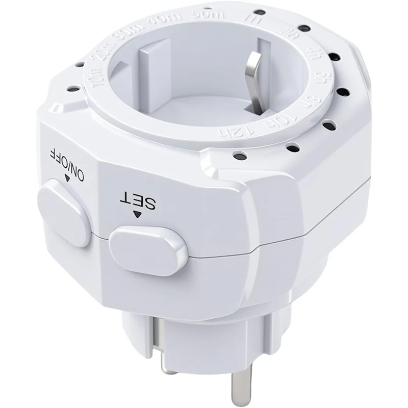 A27F-LED дисплей, таймер, розетка, 12 диапазонов времени, 2 кнопки, функциональность обратного отсчета, состояние освещения и бытовой вилки европейского стандарта
A27F-LED дисплей, таймер, розетка, 12 диапазонов времени, 2 кнопки, функциональность обратного отсчета, состояние освещения и бытовой вилки европейского стандарта