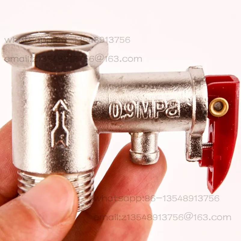 4 Points Universal Household Electric Water Heater Safety Valve Pressure Reducing Valve Pressure Relief Check Valve 0.9MPA
4 Points Universal Household Electric Water Heater Safety Valve Pressure Reducing Valve Pressure Relief Check Valve 0.9MPA