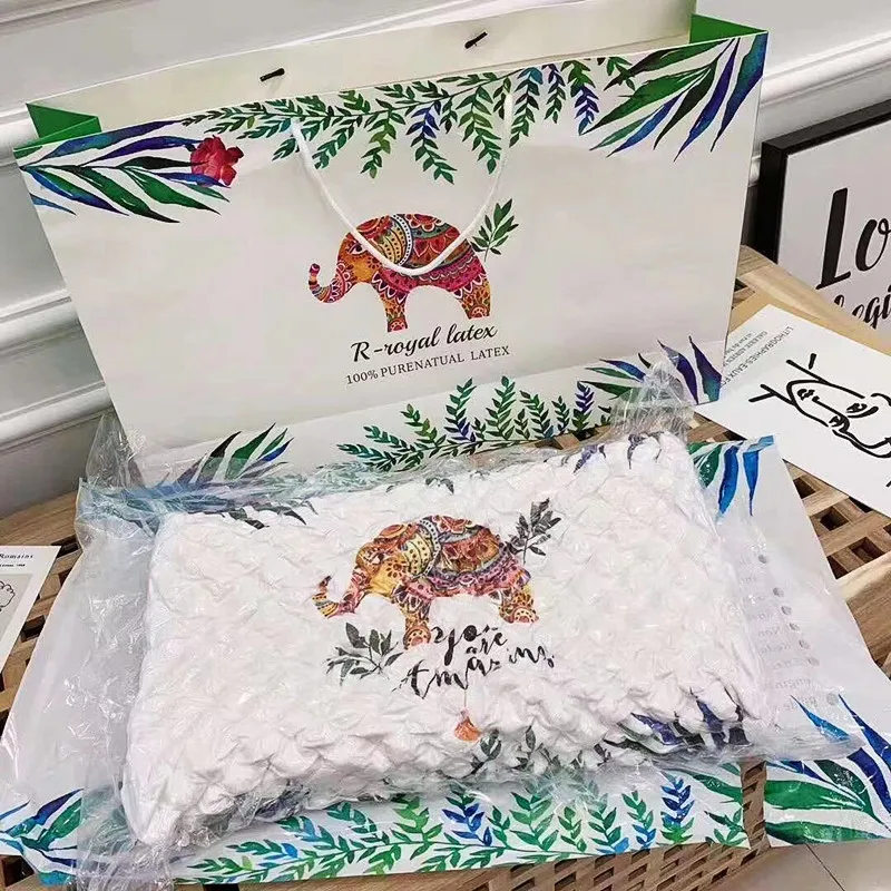 Thailand Elephant Latex Pillow Natural Latex Pillow Neck Protector Adult Pillow Core Gift
Thailand Elephant Latex Pillow Natural Latex Pillow Neck Protector Adult Pillow Core Gift