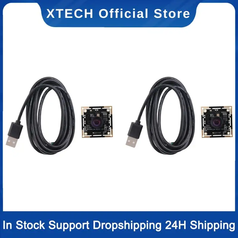 XTECH 2X OV9732 1MP Camera Module 100 Degree MJPG/YUY2 Adjustable Manual Focus 1280X720 PCB Board With 2M Cable For Winxp/7/8
XTECH 2X OV9732 1MP Camera Module 100 Degree MJPG/YUY2 Adjustable Manual Focus 1280X720 PCB Board With 2M Cable For Winxp/7/8